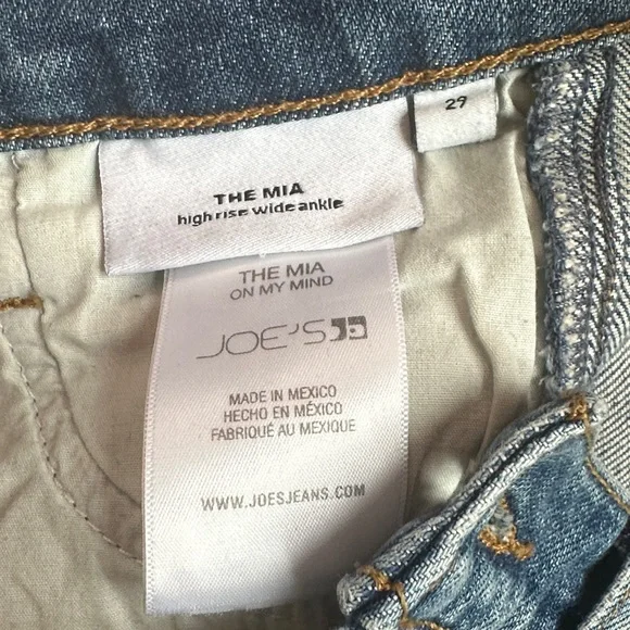 Joe's Jeans Mia High Rise Wide Ankle Two Tone size 29 - Picture 2 of 7